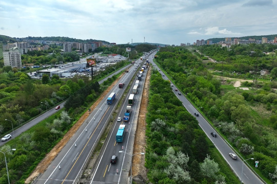 Práce na modernizácii D2 sa posúvajú na vetvy križovatky Lamač