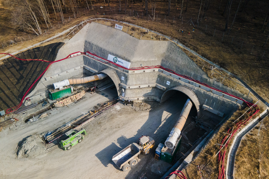 Práce na prešovskom rýchlostnom obchvate pokračujú, mosty už majú dokončené základy a piliere