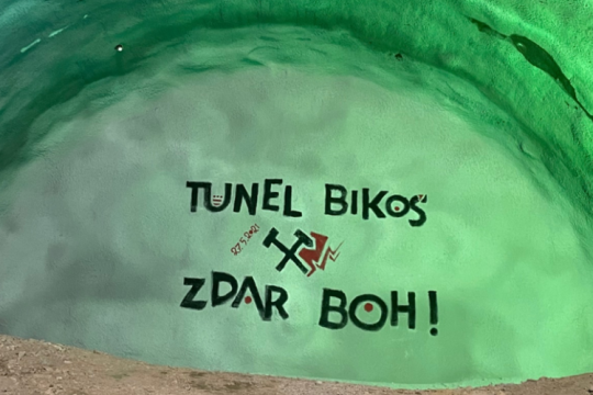 Tunel Bikoš je prerazený. Najťažšie práce sú za nami