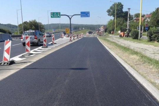 Semafor v Prešove je minulosťou,  križovatka Prešov, západ je vybudovaná