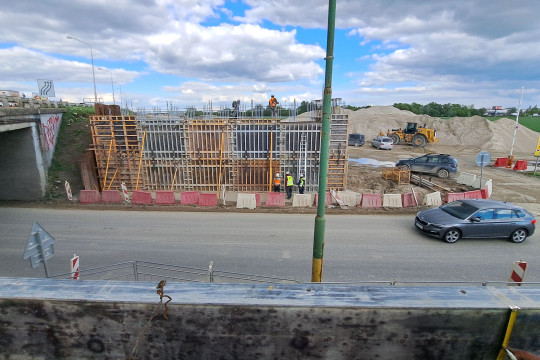 Construction of the D1 extension  and the D1/D4 motorway intersection is progressing