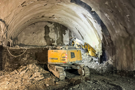 Tunel Okruhliak je už takmer z polovice vyrazený