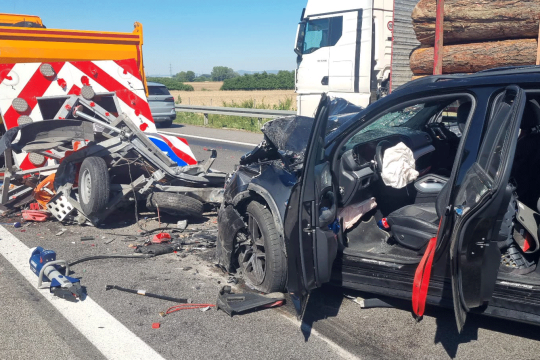 Po ďalšej nehode na D1 opäť apelujeme na vodičov: Venujte sa šoférovaniu